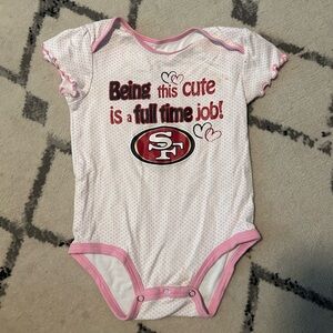Baby 49ers onesie